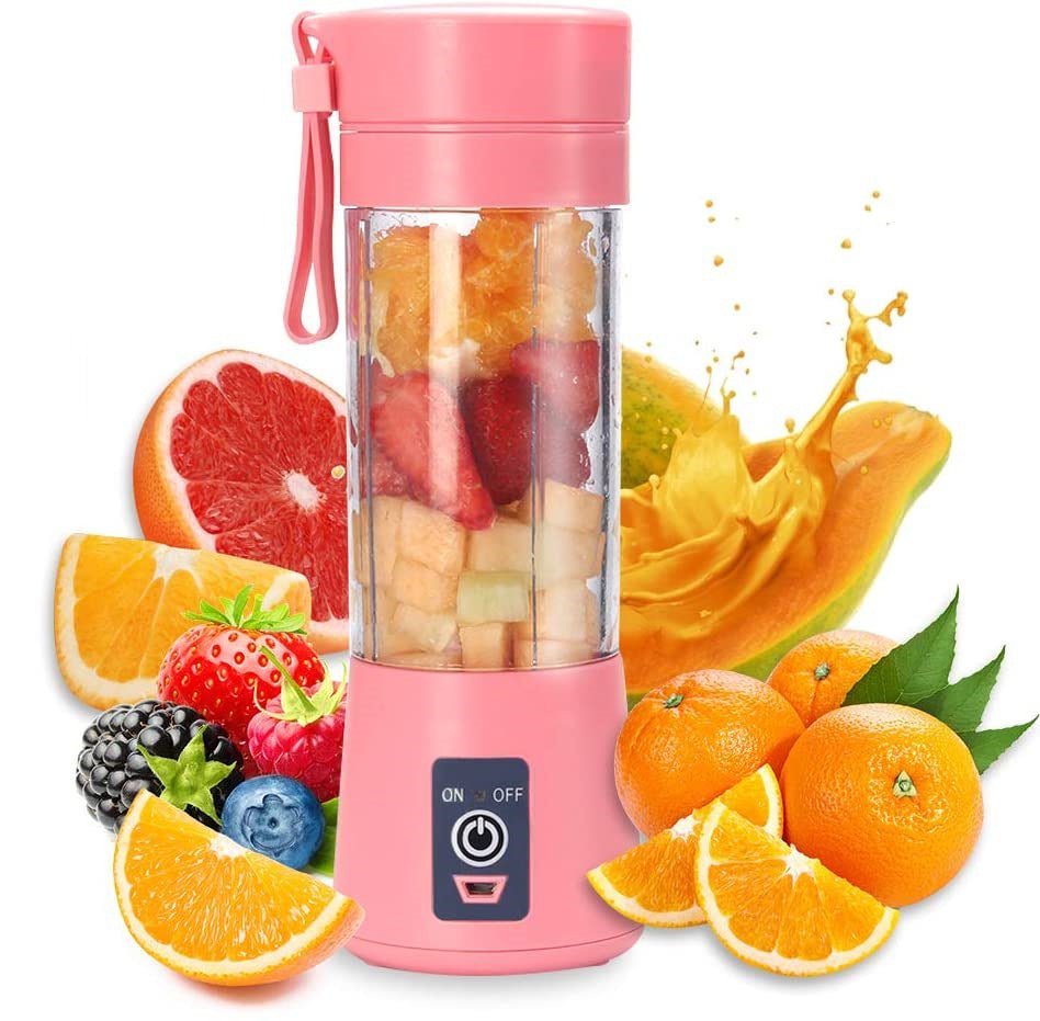 Portable Blender With USB Rechargeable Mini Kitchen Fruit Juice Mixer Home Simple Portable Electric Mini Juicer - Krosscanada