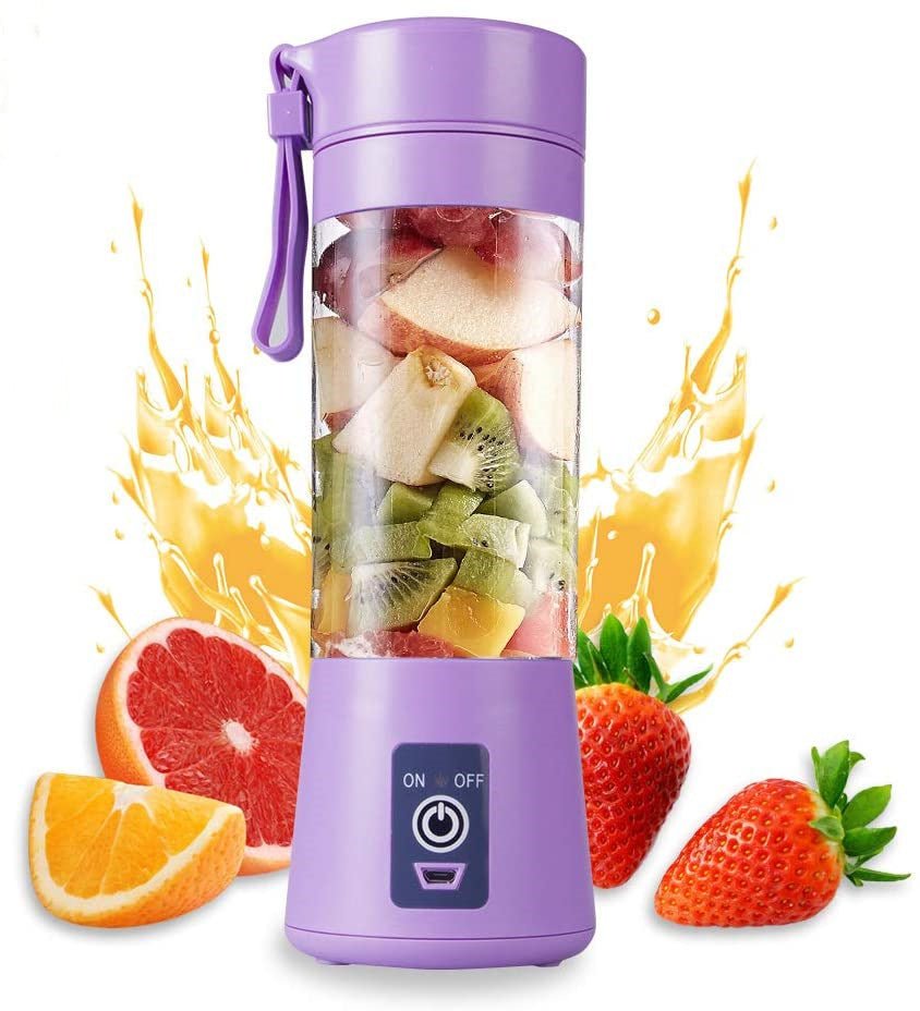 Portable Blender With USB Rechargeable Mini Kitchen Fruit Juice Mixer Home Simple Portable Electric Mini Juicer - Krosscanada