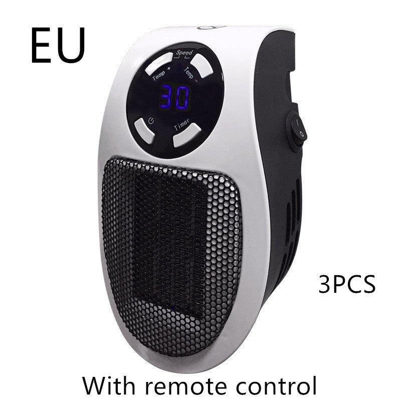 Portable Electric Heater Wall Fan Heater Handy Heating Stove Adjustable Thermostat Radiator Warmer Machine Home Appliance - Krosscanada