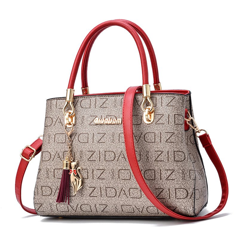 Printed Fashion Ladies Handbags Big Bags All - match Single Shoulder Messenger Bag - Krosscanada