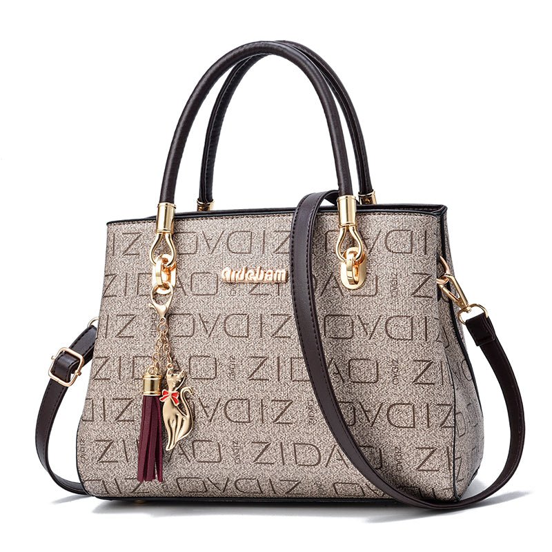 Printed Fashion Ladies Handbags Big Bags All - match Single Shoulder Messenger Bag - Krosscanada