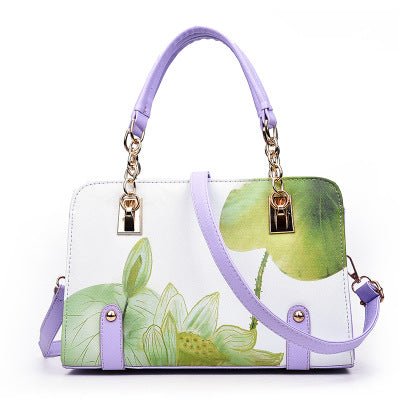 Printed handbags new handbags fashion mother trend mother bag shoulder bag one generation - Krosscanada