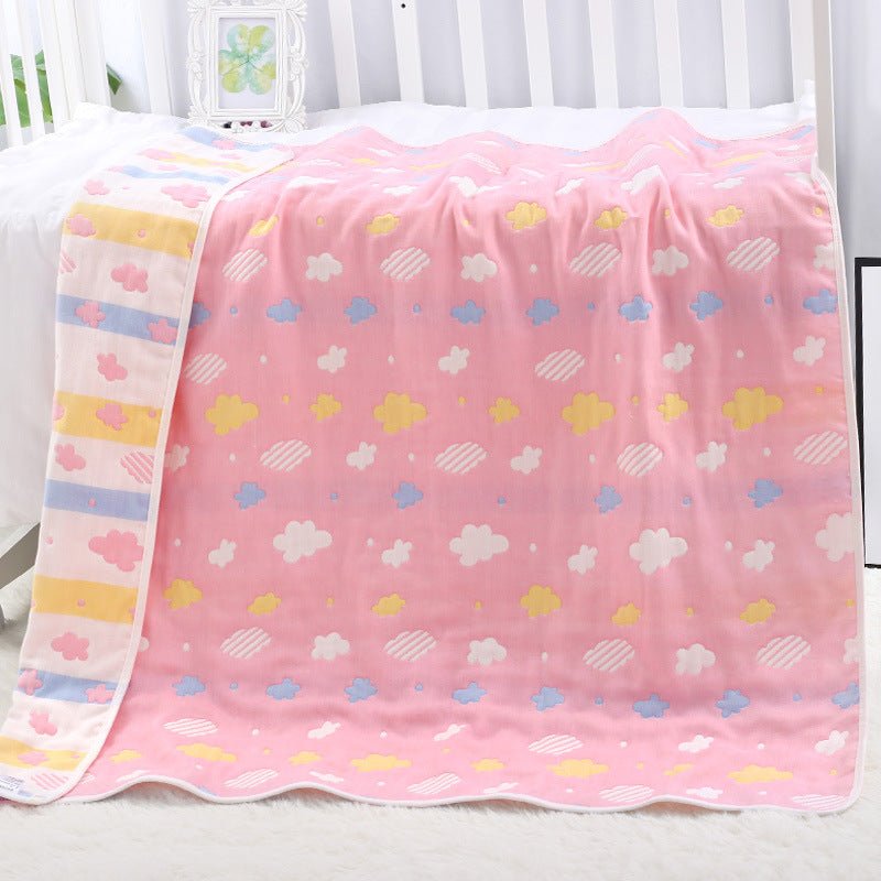 Printing Gauze Bath Towel Baby Blanket Quilt - Krosscanada