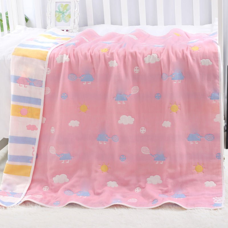 Printing Gauze Bath Towel Baby Blanket Quilt - Krosscanada