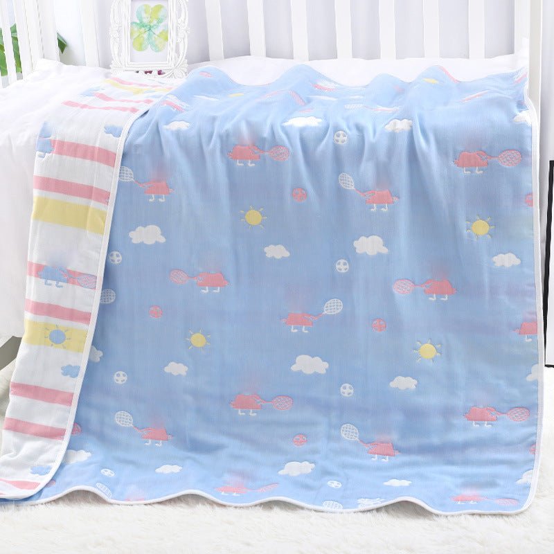 Printing Gauze Bath Towel Baby Blanket Quilt - Krosscanada