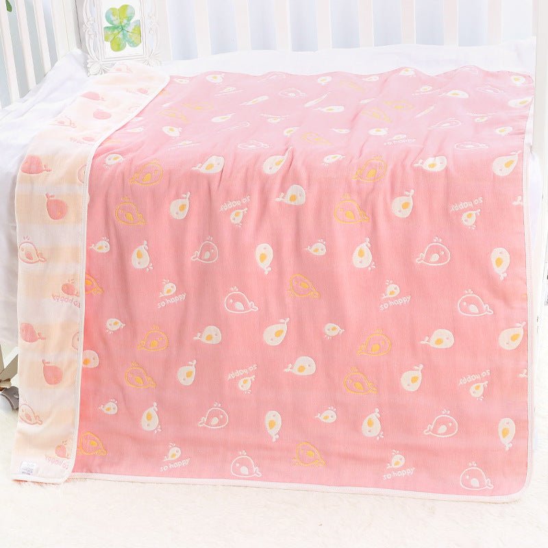 Printing Gauze Bath Towel Baby Blanket Quilt - Krosscanada