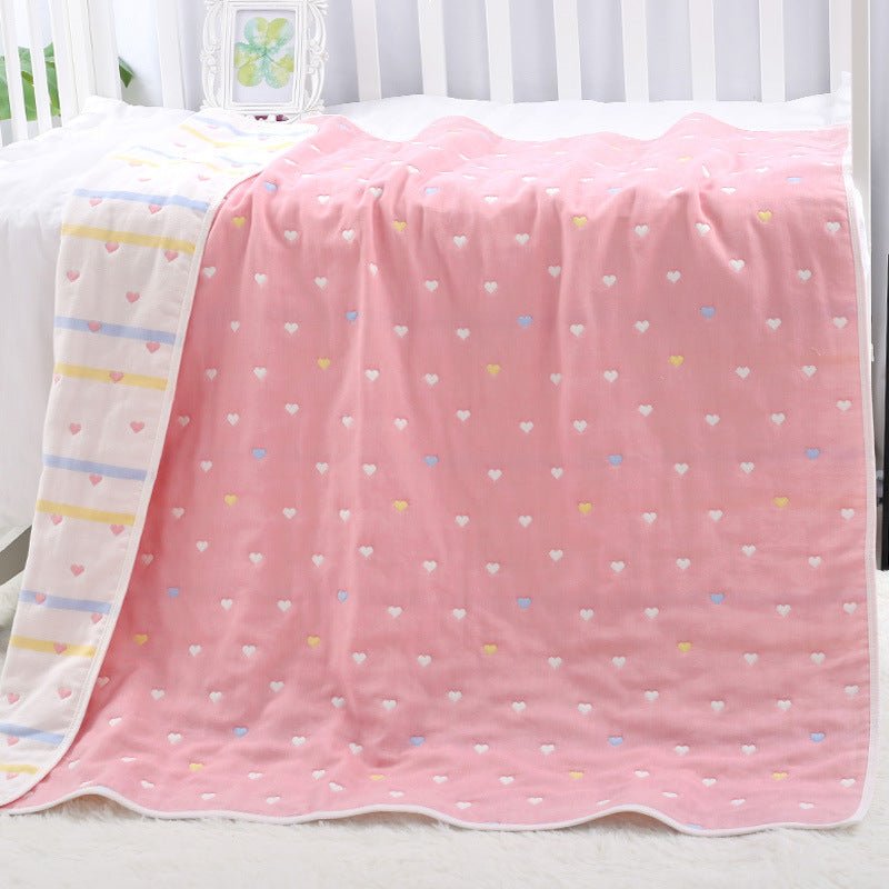 Printing Gauze Bath Towel Baby Blanket Quilt - Krosscanada