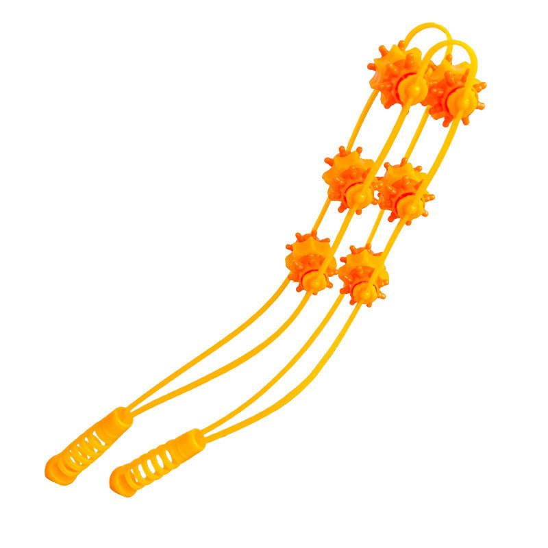 Pull Back Massage Roller Handheld Ball Dredge The Meridian And Relax The Body Ball Back Manual Roller Massage - Krosscanada
