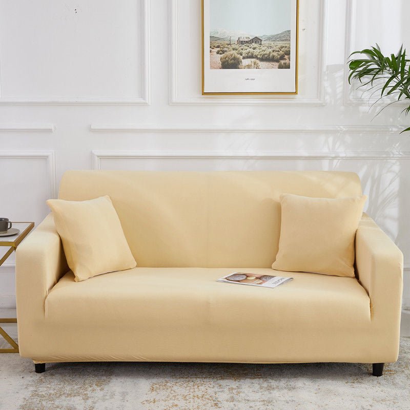 Pure Color Stretch Sofa Cover All - Inclusive Universal Sofa Cover Sofa Cushion Fabric - Krosscanada