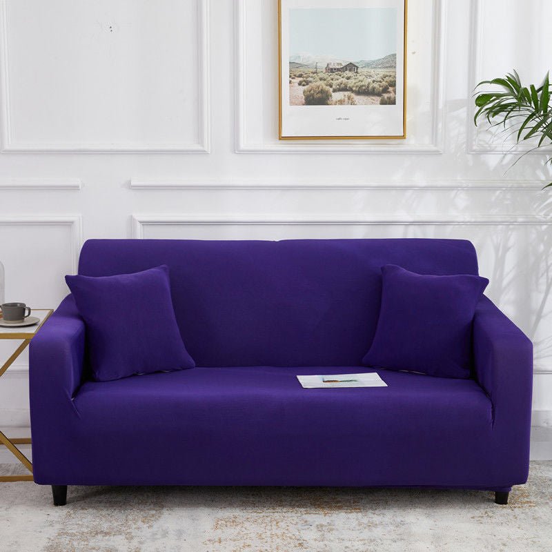 Pure Color Stretch Sofa Cover All - Inclusive Universal Sofa Cover Sofa Cushion Fabric - Krosscanada