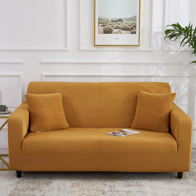 Pure Color Stretch Sofa Cover All - Inclusive Universal Sofa Cover Sofa Cushion Fabric - Krosscanada