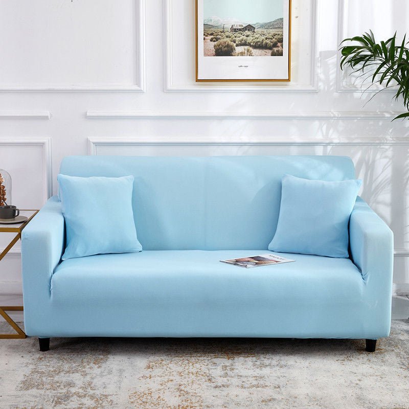 Pure Color Stretch Sofa Cover All - Inclusive Universal Sofa Cover Sofa Cushion Fabric - Krosscanada