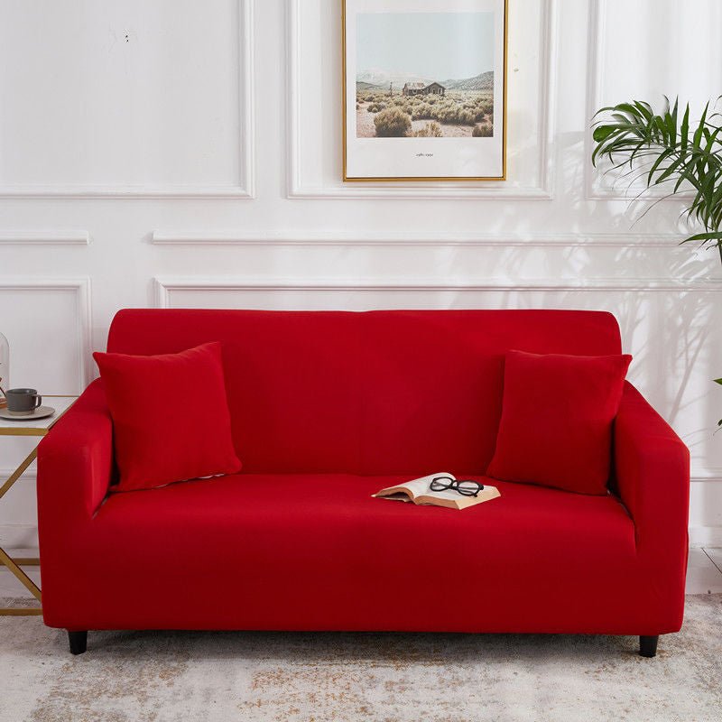 Pure Color Stretch Sofa Cover All - Inclusive Universal Sofa Cover Sofa Cushion Fabric - Krosscanada