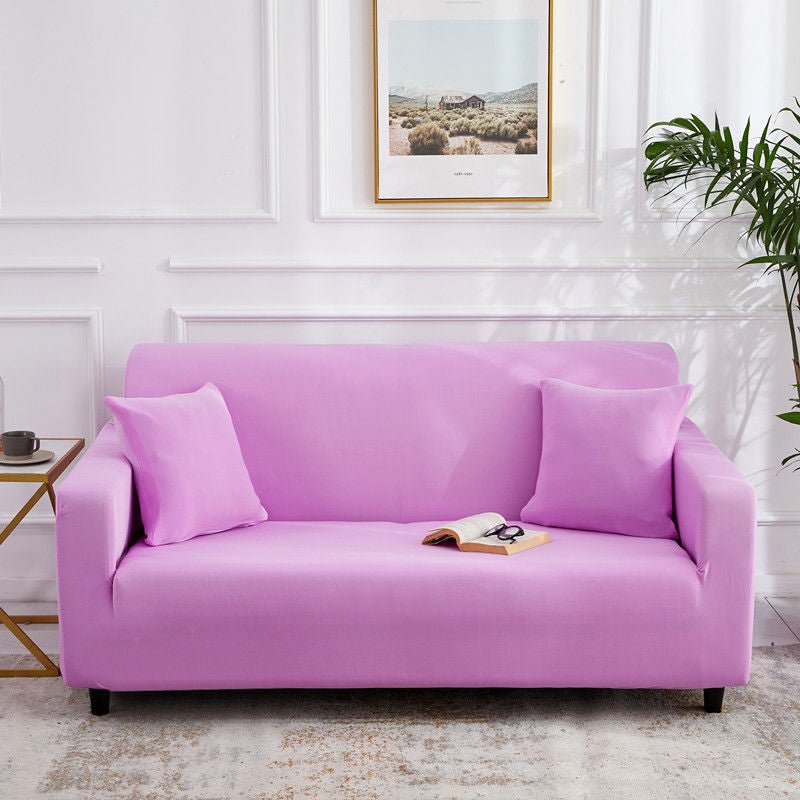 Pure Color Stretch Sofa Cover All - Inclusive Universal Sofa Cover Sofa Cushion Fabric - Krosscanada