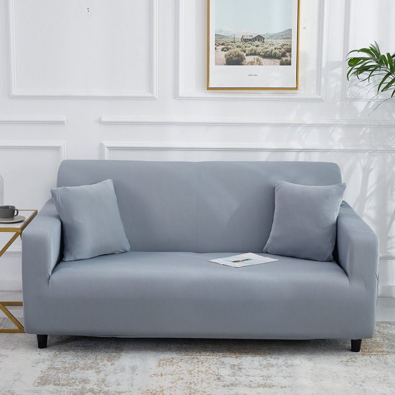 Pure Color Stretch Sofa Cover All - Inclusive Universal Sofa Cover Sofa Cushion Fabric - Krosscanada