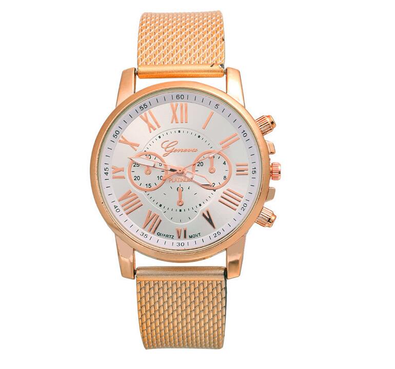 PVC multi - color face bracelet watch Roman digital face quartz watch WISH hot sale ladies Geneva watch - Krosscanada