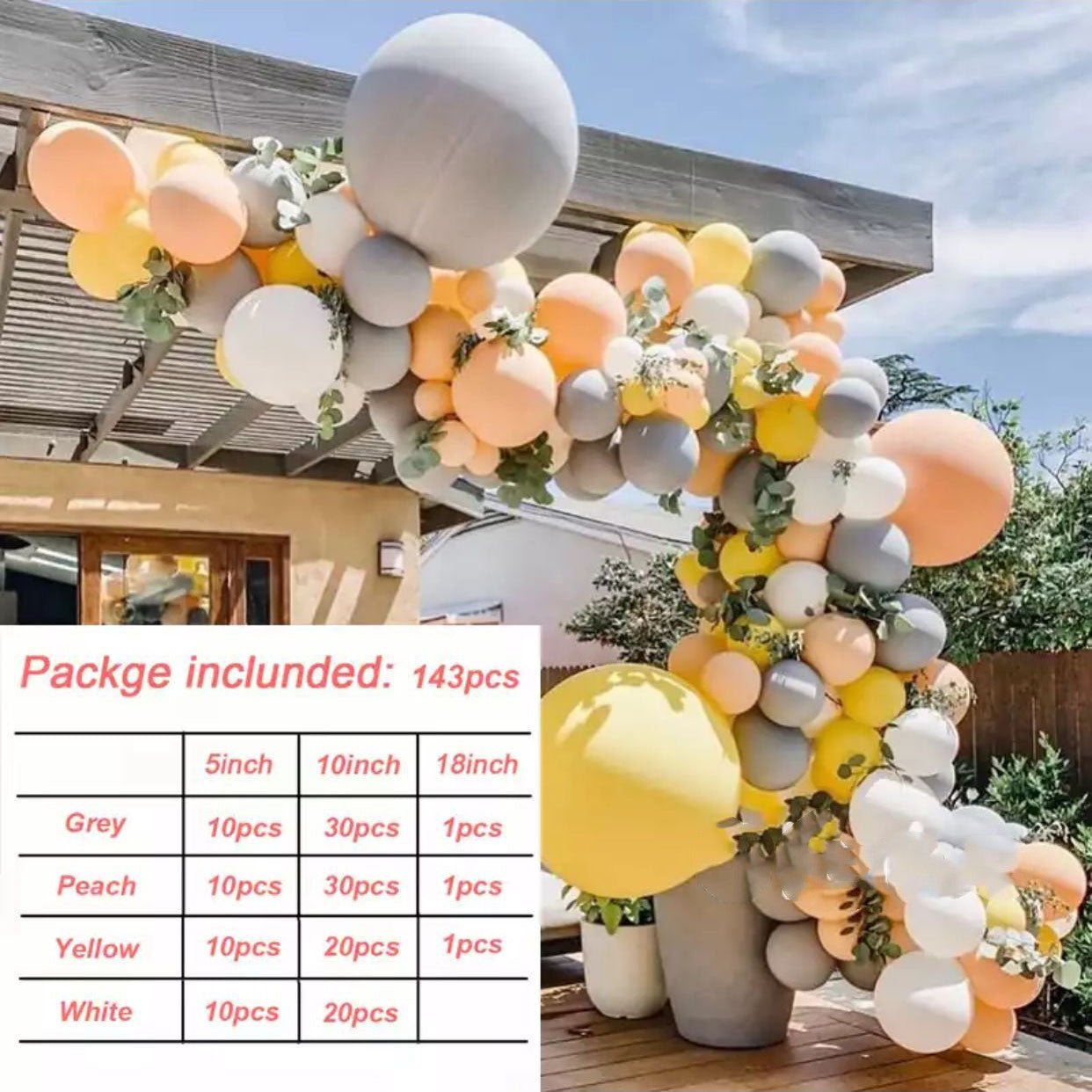 Retro Colored Irregular Balloon Arch Garland - Krosscanada