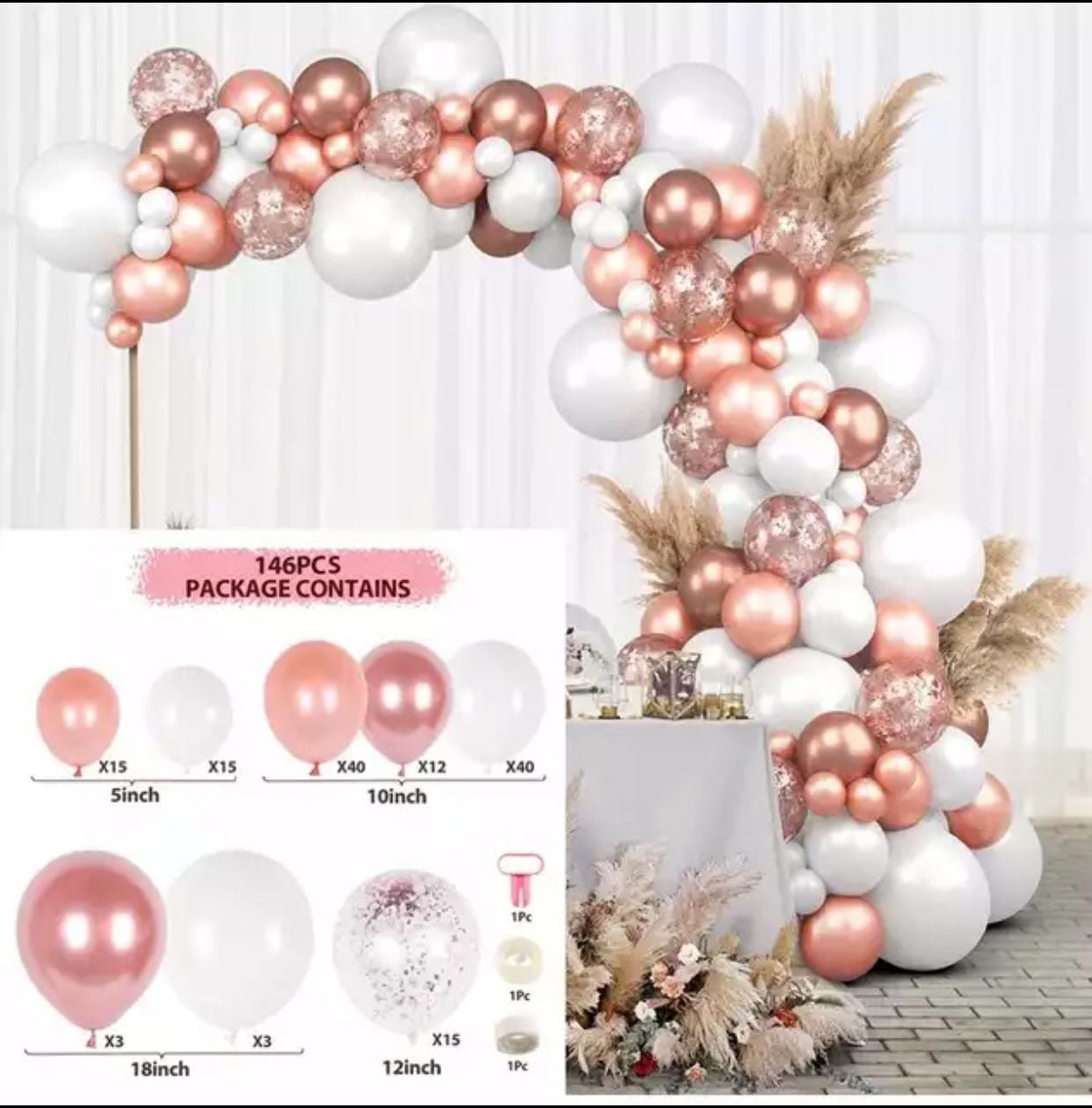 Retro Colored Irregular Balloon Arch Garland - Krosscanada