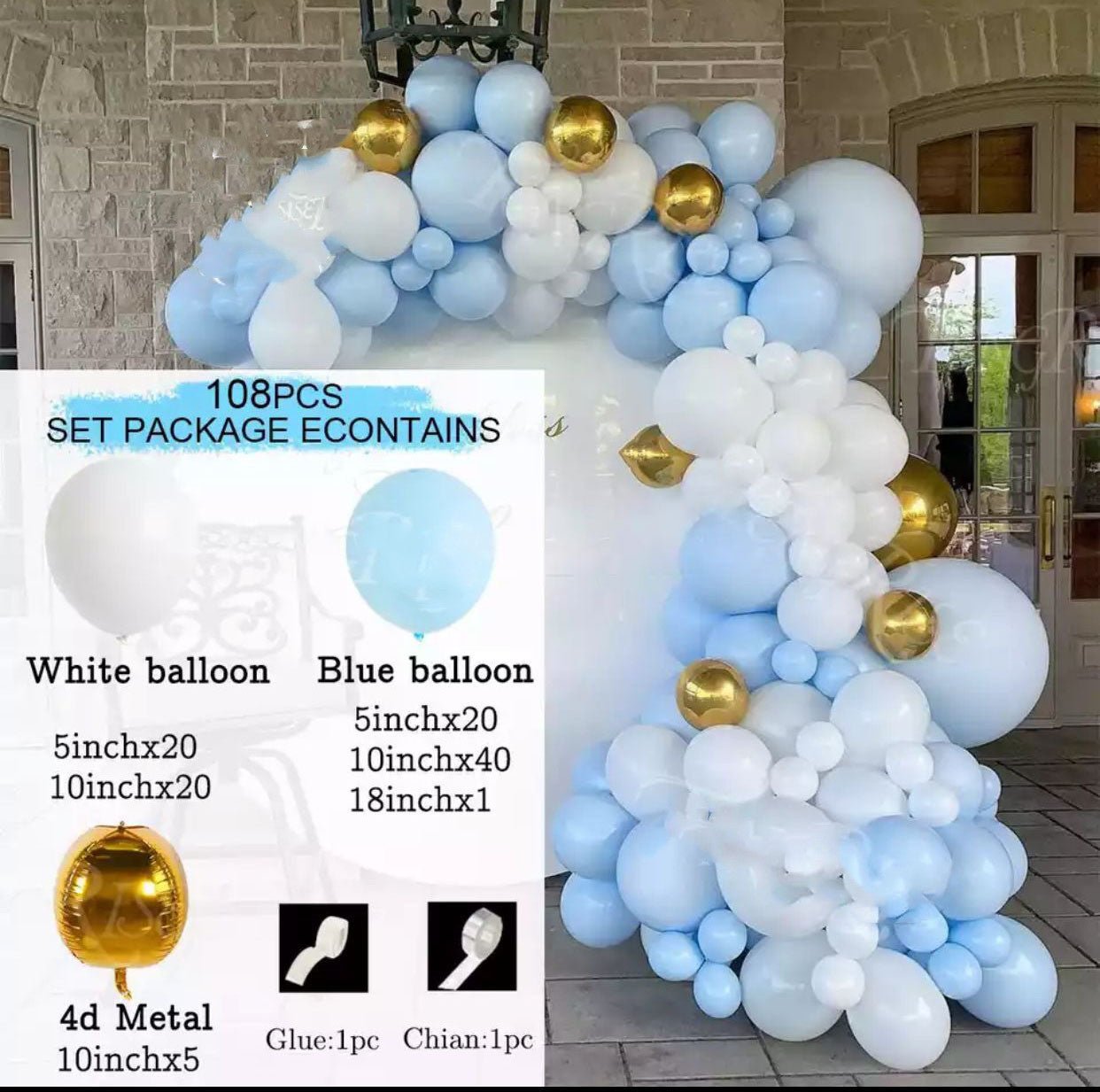 Retro Colored Irregular Balloon Arch Garland - Krosscanada