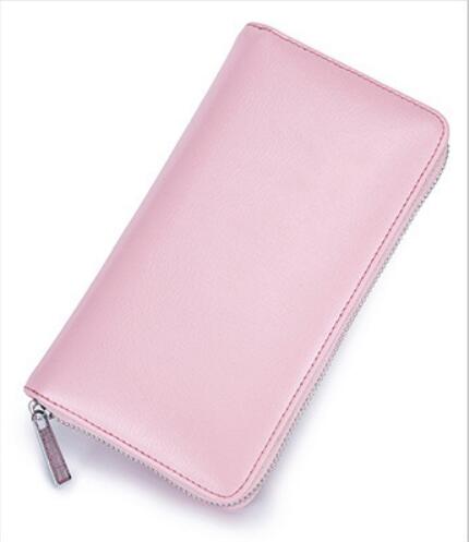 Rfid Many Departments Men Wallet Cow Genuine Leather 36 Slots Card Holder Cell Phone Pocket Male Wallets Clutch Man Long Purse - Krosscanada