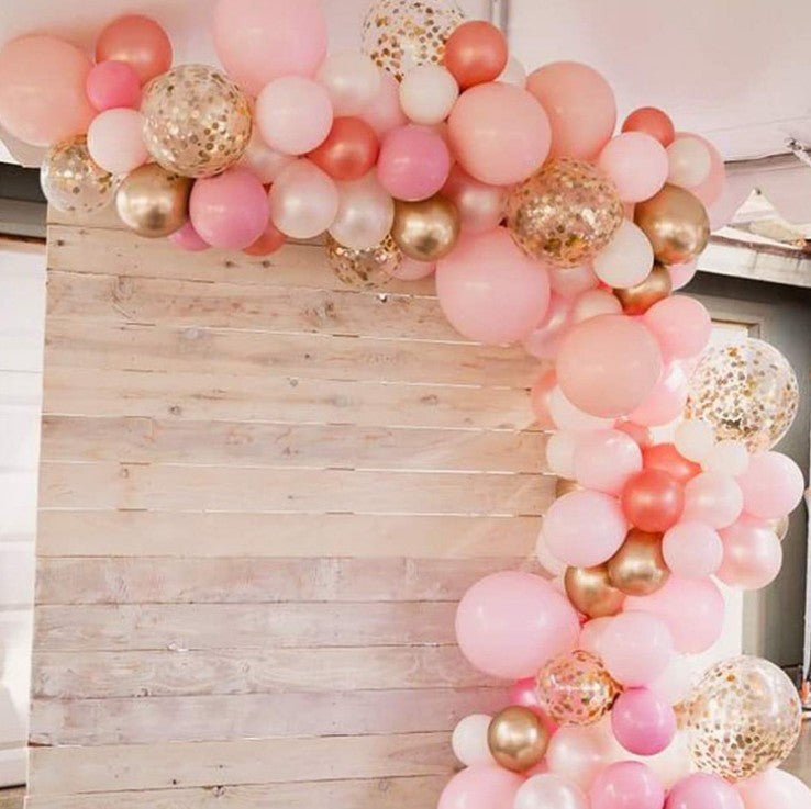Rose Gold Latex Balloon Set Wedding Event Birthday Party Decoration Balloons - Krosscanada