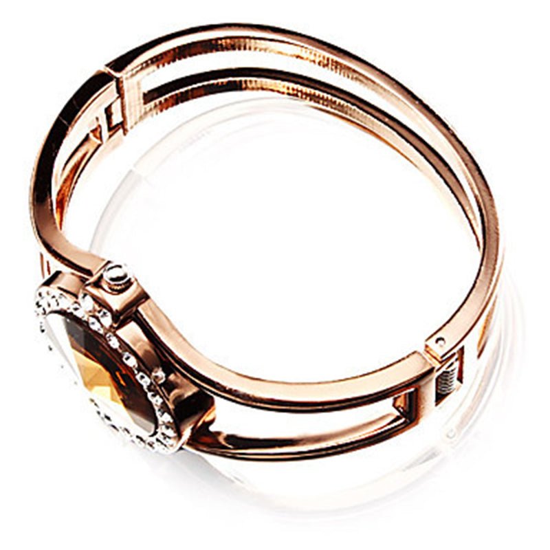 Rose Gold Simple Fashion Ladies Bracelet Watch - Krosscanada