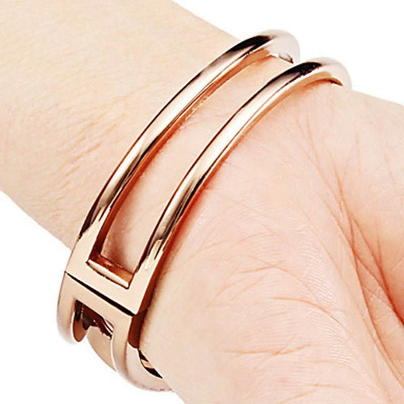 Rose Gold Simple Fashion Ladies Bracelet Watch - Krosscanada