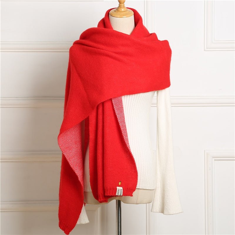 Shawl Accessories Cashmere Scarf Women Scarfs Winter - Krosscanada