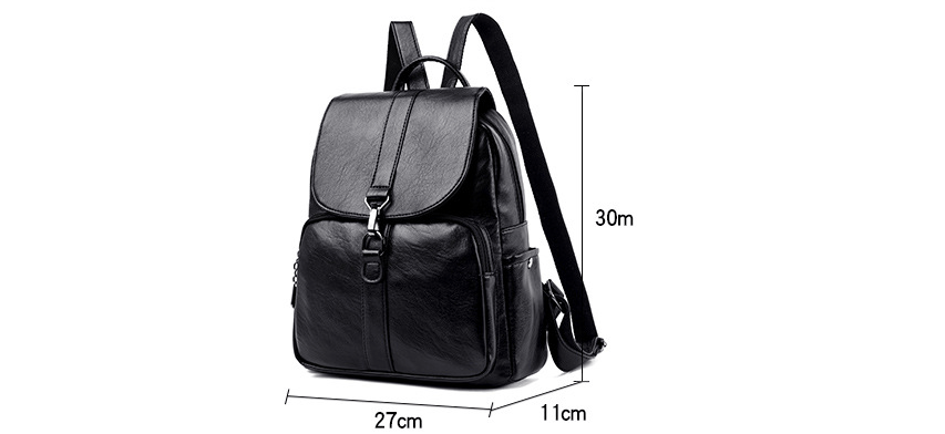 Sheepskin backpack soft leather backpack - Krosscanada