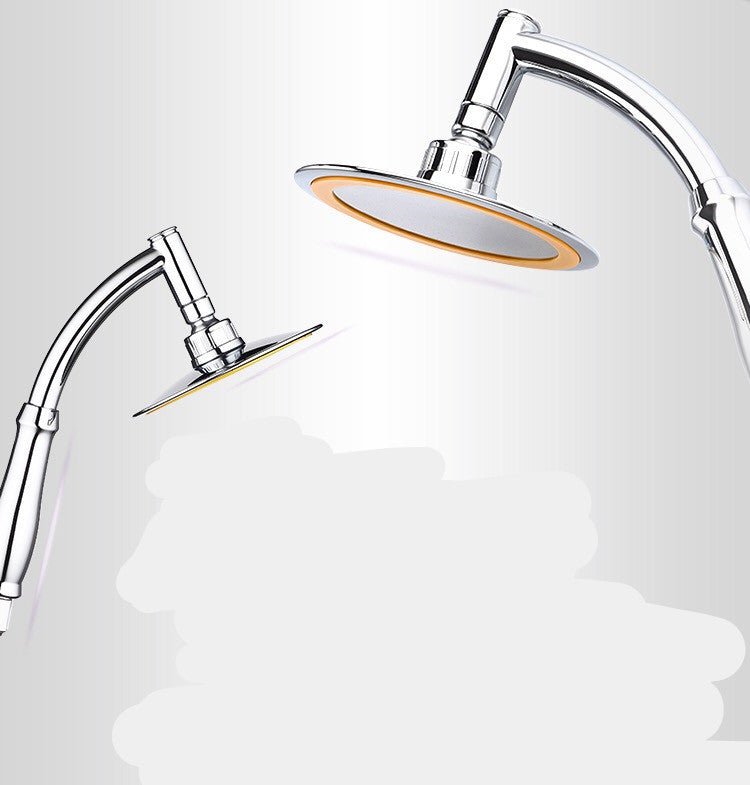 Shower Head 6inch Pressurized Hand - held Overhead Universal Shower Head Shower Set - Krosscanada