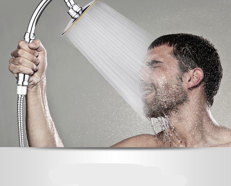 Shower Head 6inch Pressurized Hand - held Overhead Universal Shower Head Shower Set - Krosscanada