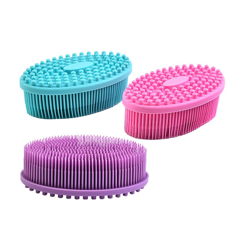 Silicone Bath Brush Baby Shower Soft Brush - Krosscanada