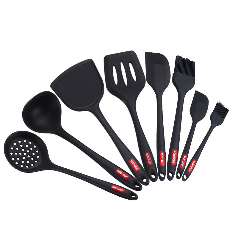 Silicone Cutlery Set Non - stick Kitchen Tool Set - Krosscanada