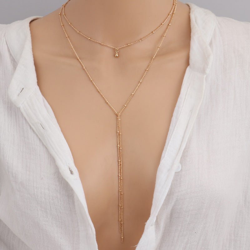 Simple necklace retro clavicle necklace - Krosscanada