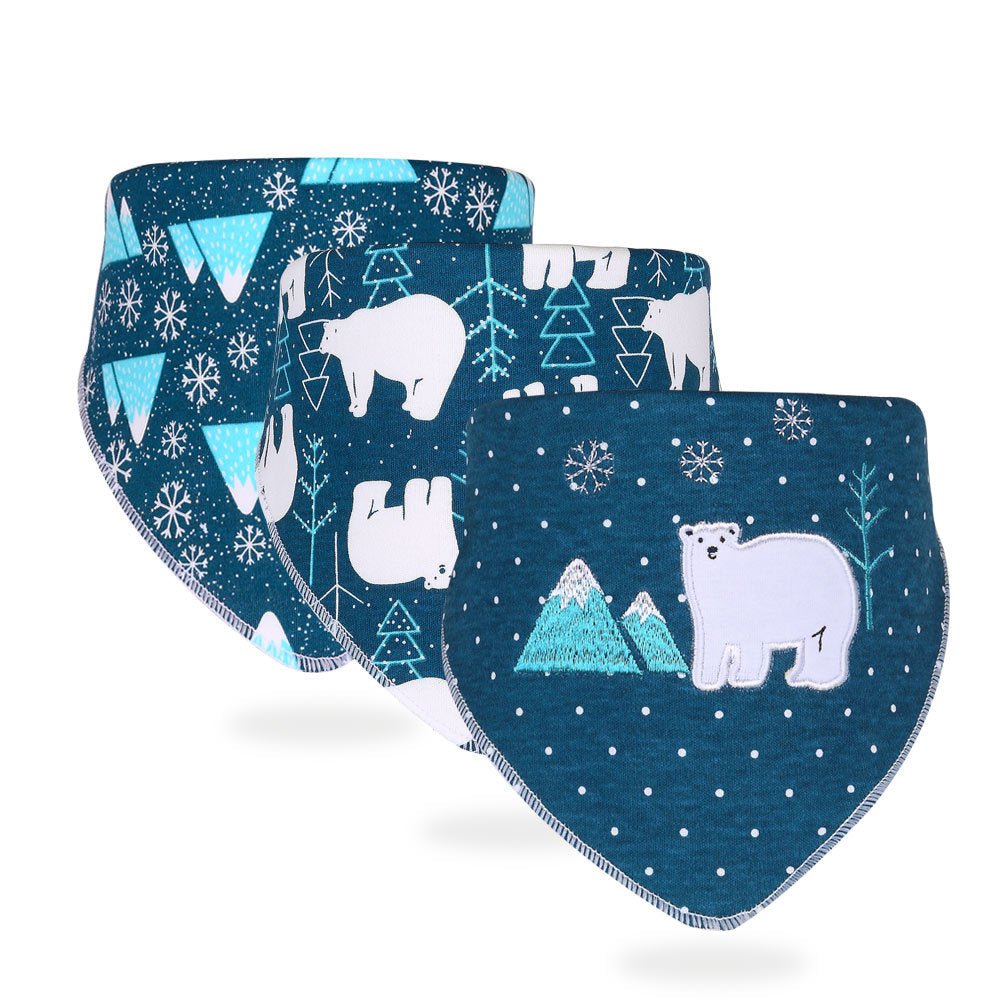 Simple Printed Baby Products Cotton Saliva Towel - Krosscanada