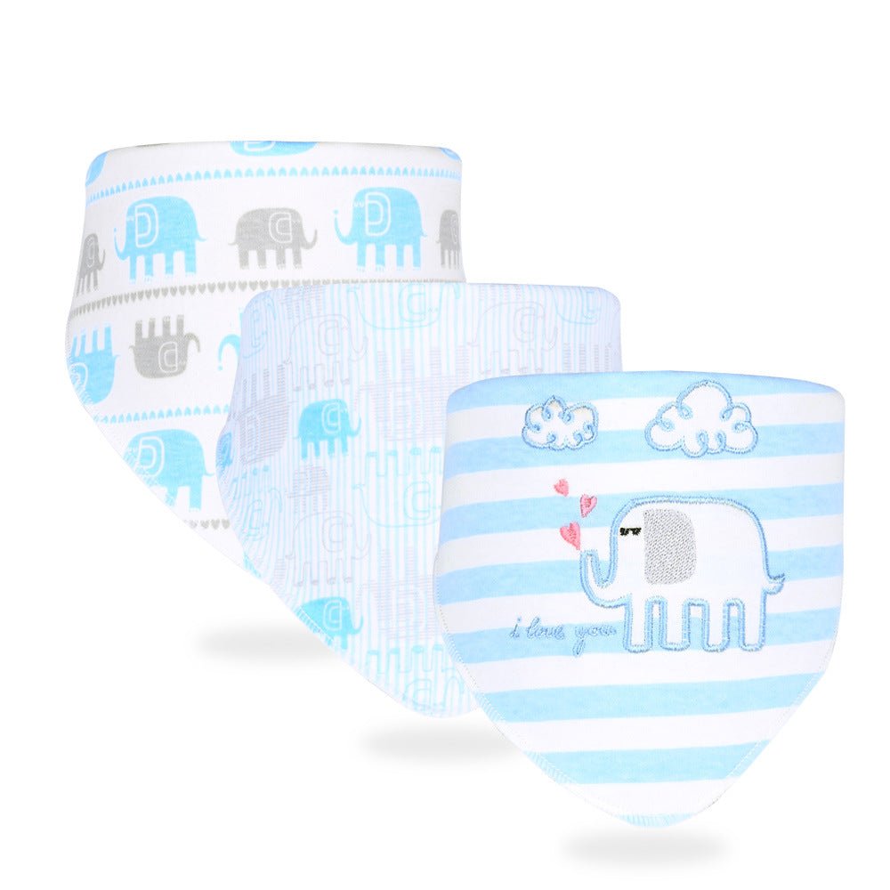 Simple Printed Baby Products Cotton Saliva Towel - Krosscanada