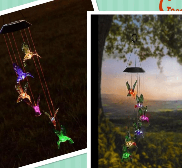 Solar light bell light color led light garden light garden light - Krosscanada