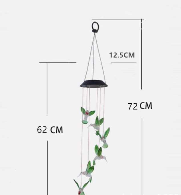 Solar light bell light color led light garden light garden light - Krosscanada