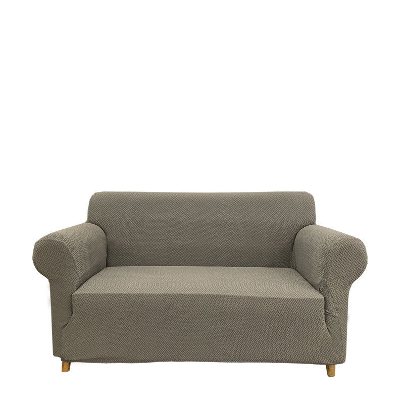 Solid Color Armrest Lattice Simple Fashion Sofa Cover - Krosscanada