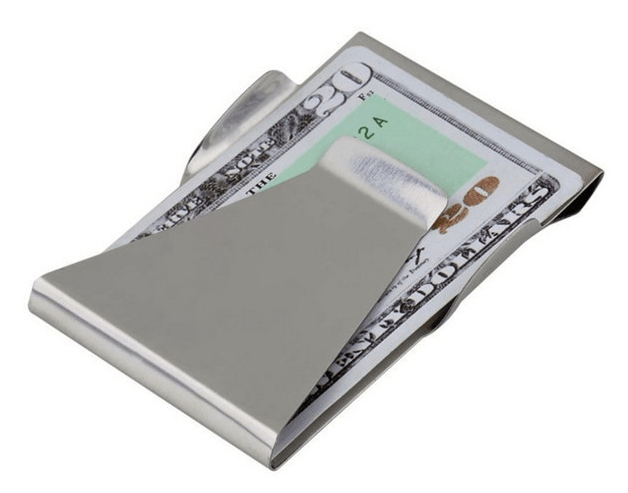 Stainless Steel Multi - purpose Wallet Banknote Clip Bank Card Holder Wallet Metal Wallet US Dollar Clip - Krosscanada