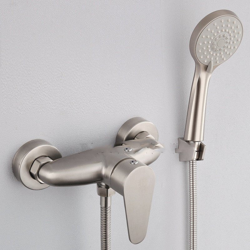 Stainless Steel Shower Faucet, Exposed Installation, Concealed Installation, Hot And Cold Mixing V alve, Simple Shower - Krosscanada