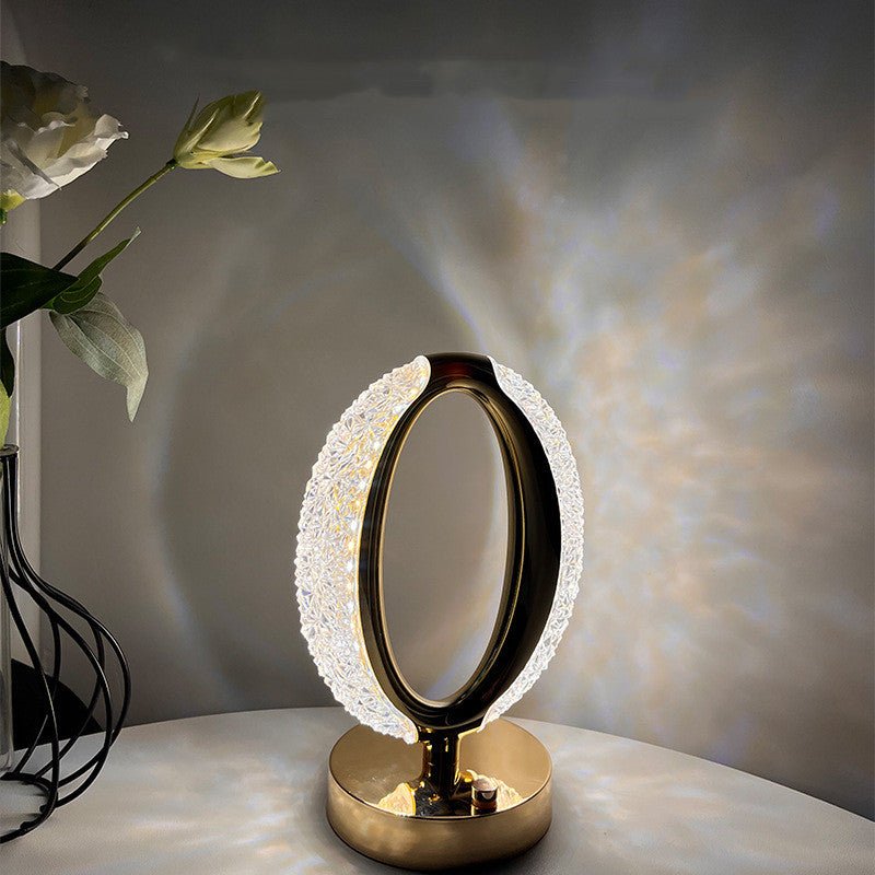 Star Eye Light Night Light Touch Crystal Acrylic Frame Crystal Lamp Home Decor - Krosscanada