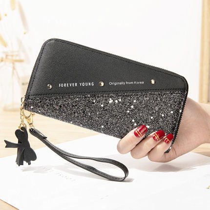 Stitching Color Tassel Wild Card Holder - Krosscanada