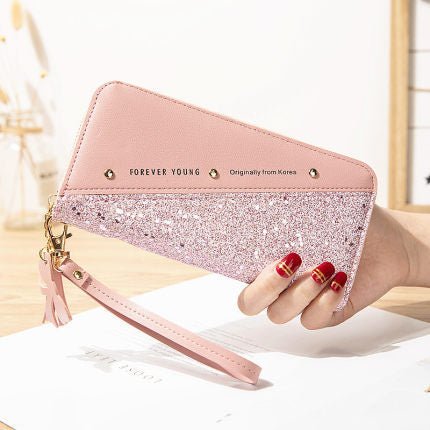 Stitching Color Tassel Wild Card Holder - Krosscanada
