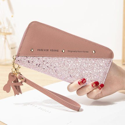 Stitching Color Tassel Wild Card Holder - Krosscanada