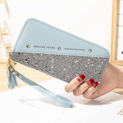 Stitching Color Tassel Wild Card Holder - Krosscanada