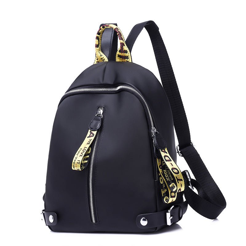 Stitching Waterproof Nylon Fashionable Colorful Backpack - Krosscanada