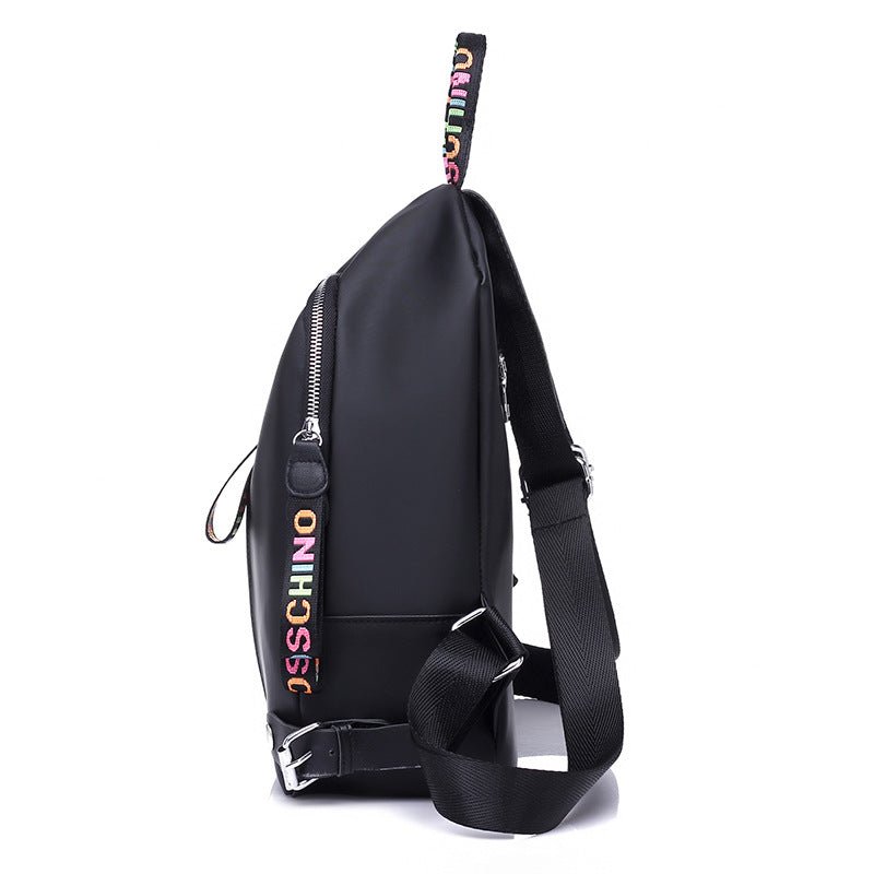 Stitching Waterproof Nylon Fashionable Colorful Backpack - Krosscanada