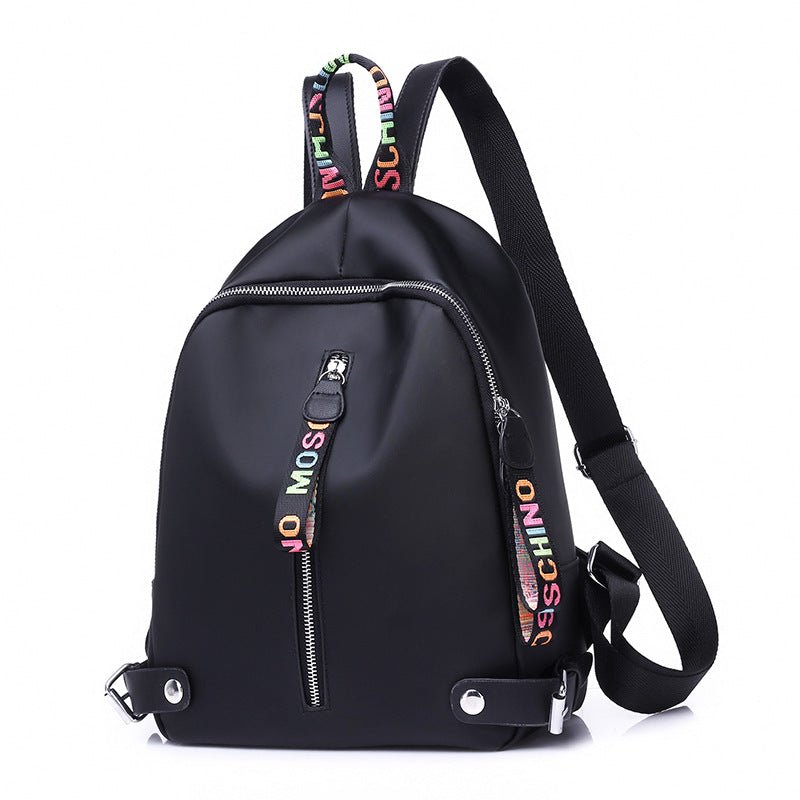 Stitching Waterproof Nylon Fashionable Colorful Backpack - Krosscanada