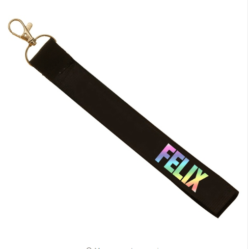 Straykids surrounding name mobile phone lanyard custom keychain stray kids couple pendant - Krosscanada